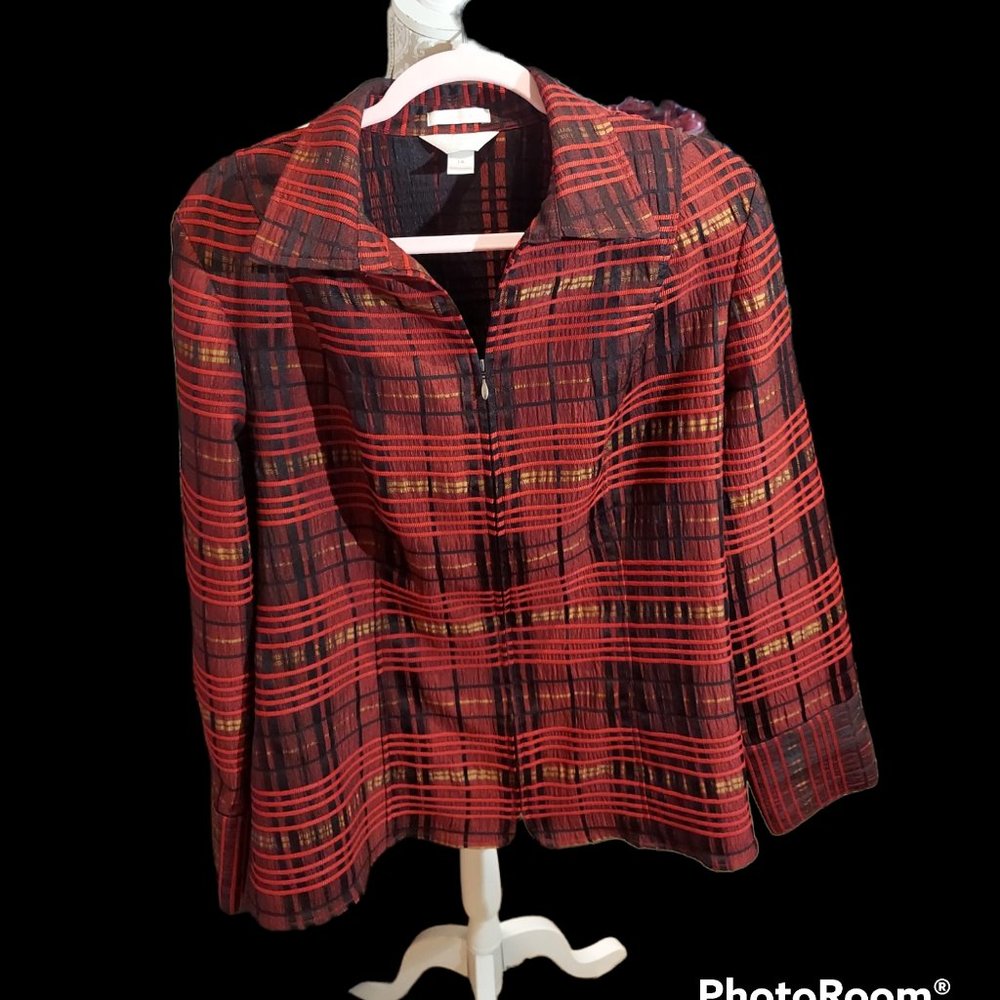 C J Banks Zippered Blazer Women's Size 1X